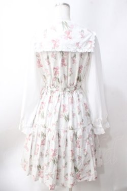 画像2: axes femme POETIQUE / フラワープリントセーラーワンピース  ピンク Y-25-06-20-063-AX-OP-SZ-ZY