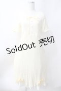 axes femme POETIQUE / ドーリーフリルロングワンピース  イエロー Y-25-06-20-064-AX-OP-SZ-ZY