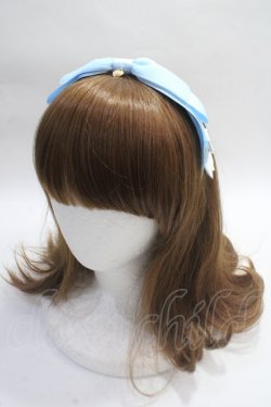 画像1: Angelic Pretty / SheerドットMichelleカチューシャ  サックス Y-25-06-20-007-AP-AC-SZ-ZY
