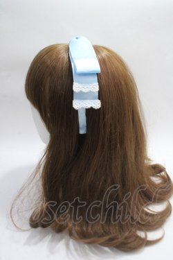 画像2: Angelic Pretty / SheerドットMichelleカチューシャ  サックス Y-25-06-20-007-AP-AC-SZ-ZY