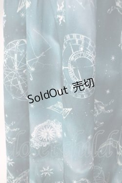 画像3: axes femme / 天体柄Wボタン使いワンピース  グリーン Y-25-06-20-073-AX-OP-SZ-ZT071
