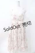 axes femme / チューリップ柄イレヘムワンピース  生成り Y-25-06-20-077-AX-OP-SZ-ZY