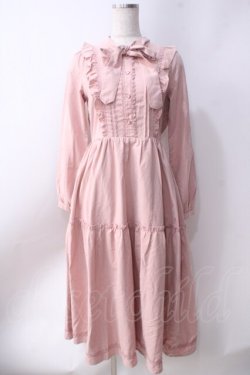 画像1: axes femme POETIQUE / クラシックロングワンピース  ピンク Y-25-06-20-089-AX-OP-SZ-ZY