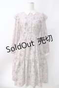 axes femme POETIQUE / トワルドジュイ風花柄ワンピース  ピンク Y-25-06-20-094-AX-OP-SZ-ZY