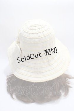 画像3: axes femme / リボン付きハット   Y-25-06-20-008-AX-AC-SZ-ZY