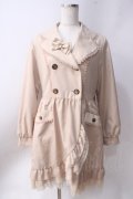 axes femme / レーシートレンチコート  ベージュ Y-25-06-20-098-AX-CO-SZ-ZY