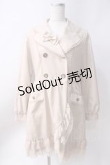 axes femme / レーシートレンチコート  ベージュ Y-25-06-20-098-AX-CO-SZ-ZY