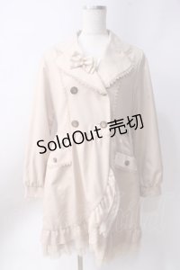 axes femme / レーシートレンチコート  ベージュ Y-25-06-20-098-AX-CO-SZ-ZY