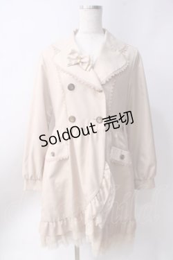 画像1: axes femme / レーシートレンチコート  ベージュ Y-25-06-20-098-AX-CO-SZ-ZY