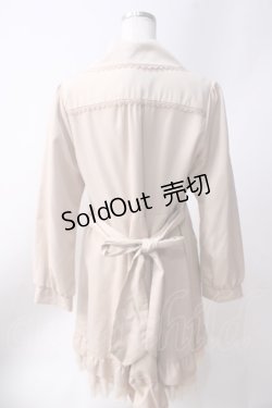 画像2: axes femme / レーシートレンチコート  ベージュ Y-25-06-20-098-AX-CO-SZ-ZY