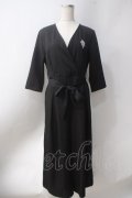 NieR Clothing / つなぎ風シャツパンツ  黒 Y-25-06-20-101-PU-OP-SZ-ZY