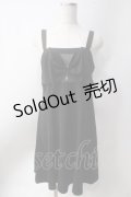 PUNK RAVE / casual gothic mini dress  黒 Y-25-06-20-102-PU-OP-SZ-ZY