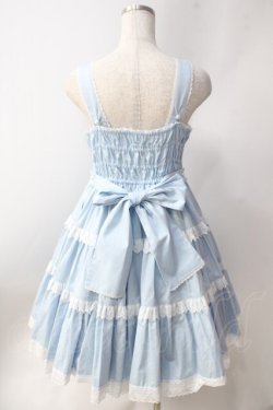 画像2: Angelic Pretty / 肩リボンジャンパースカート  サックス Y-25-06-20-103-AP-OP-SZ-ZY