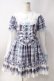 画像1: Angelic Pretty / Dolly Girl付け袖ワンピース(タータン)  サックス Y-25-06-20-104-AP-OP-SZ-ZY (1)