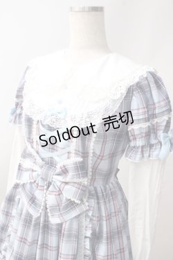 画像3: Angelic Pretty / Dolly Girl付け袖ワンピース(タータン)  サックス Y-25-06-20-104-AP-OP-SZ-ZY
