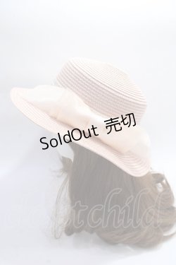 画像2: axes femme POETIQUE / リボン巻きカンカン帽  ピンク Y-25-06-20-009-AX-AC-SZ-ZY