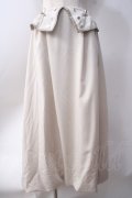 axes femme / 衿デザインスカート  生成り Y-25-06-20-108-AX-SK-SZ-ZY