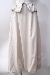 axes femme / 衿デザインスカート  生成り Y-25-06-20-108-AX-SK-SZ-ZY