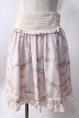 axes femme POETIQUE / リボン柄スカート  ピンク Y-25-06-20-110-AX-SK-SZ-ZY