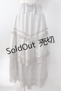 axes femme / サテンイレヘムスカート  グレー Y-25-06-20-115-AX-SK-SZ-ZY