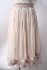 axes femme / フィッシュテールチュールスカート  生成り Y-25-06-20-118-AX-SK-SZ-ZY