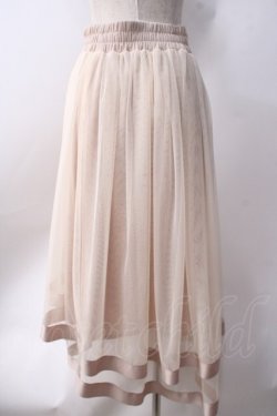 画像2: axes femme / フィッシュテールチュールスカート  生成り Y-25-06-20-118-AX-SK-SZ-ZY