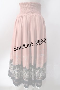 画像2: axes femme / 街柄2wayスカート  オレンジ Y-25-06-20-122-AX-SK-SZ-ZY