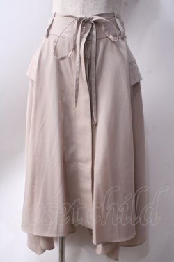 画像1: axes femme / イレヘムスカート  生成り Y-25-06-20-124-AX-SK-SZ-ZY
