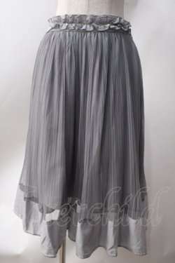 画像1: axes femme / チュール重ねプリーツスカート  グレー Y-25-06-20-126-AX-SK-SZ-ZY