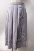 axes femme / サイドスリットロングスカート  ラベンダー Y-25-06-20-127-AX-SK-SZ-ZY