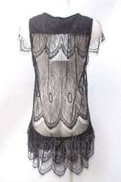 画像3: axes femme / レースベスト  黒 Y-25-06-20-019-AX-TO-SZ-ZY