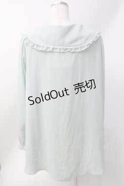 画像3: axes femme / ビッグカラーＡラインブラウス  ミント Y-25-06-20-020-AX-BL-SZ-ZY