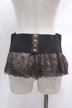 画像3: axes femme / レースアップコルセットベルト  ブラウン Y-25-06-20-003-AX-ZA-SZ-ZY