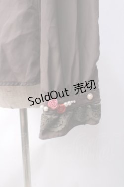 画像3: axes femme / プチスタンドフリルブラウス  ブラウン Y-25-06-20-026-AX-BL-SZ-ZI