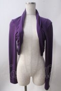 Ozz Croce / 刺繍入りボレロ  紫 Y-25-06-22-006-OO-TO-SZ-ZY