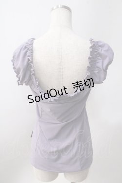 画像2: Ozz oneste / オフショルカットソー  ラベンダー Y-25-06-22-008-OO-TO-SZ-ZY