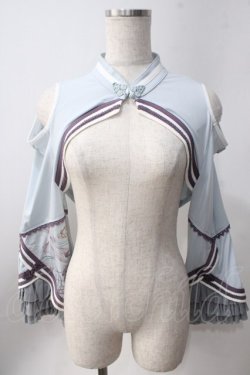 画像1: Ozz oneste / 羽衣天女シュラグ  サックス Y-25-06-22-010-OO-TO-SZ-ZY