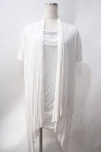 CIVARIZE / Unite ドレープカットソー 44 ホワイト Y-25-06-22-022-GO-TO-SZ-ZT187