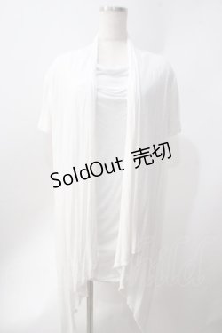 画像1: CIVARIZE / Unite ドレープカットソー 44 ホワイト Y-25-06-22-022-GO-TO-SZ-ZT187