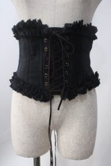ATELIER PIERROT / Decay Gauze Corset  黒 Y-25-06-22-026-EL-TO-AS-ZY