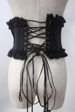 画像2: ATELIER PIERROT / Decay Gauze Corset  黒 Y-25-06-22-026-EL-TO-AS-ZY