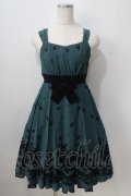 Victorian maiden / ローズフロッキーシフォンドレス  グリーン Y-25-06-24-029-CL-OP-SZ-ZY