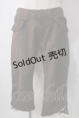 axes femme / 裾レースカーゴパンツ L 茶 Y-25-06-24-032-AX-PA-SZ-ZT