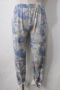 axes femme / 花柄カットソーパンツ M アオ Y-25-06-24-033-AX-PA-SZ-ZT0621Y
