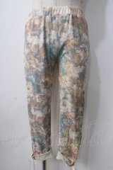 axes femme / 花柄カットソーパンツ M イエロー Y-25-06-24-034-AX-PA-SZ-ZT0621Y