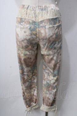画像2: axes femme / 花柄カットソーパンツ M イエロー Y-25-06-24-034-AX-PA-SZ-ZT332