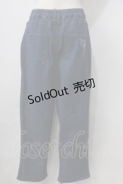 画像2: axes femme / ソーイング刺繍デニムパンツ L インディゴ Y-25-06-24-035-AX-PA-SZ-ZT333