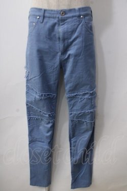 画像1: MILKBOY / ダメージパンツ  サックス Y-25-06-24-044-MB-PA-AS-ZT187
