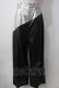 画像1: Melt the lady / mirror line pants M ブラック×シルバー Y-25-06-24-047-PU-PA-SZ-ZT0725 (1)