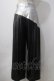 画像2: Melt the lady / mirror line pants M ブラック×シルバー Y-25-06-24-047-PU-PA-SZ-ZT0725 (2)